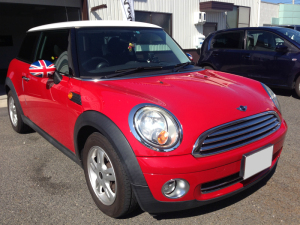 ミニ　レッド　ガラスコーティング