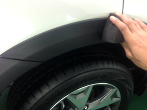 モールにコーティング