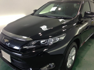 トヨタ　ハリアー　ブラック　ボディガラスコーティング